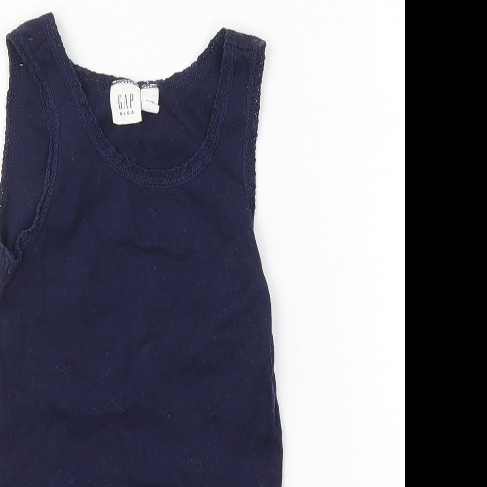 Gap Girls Blue   Basic T-Shirt Size XS
