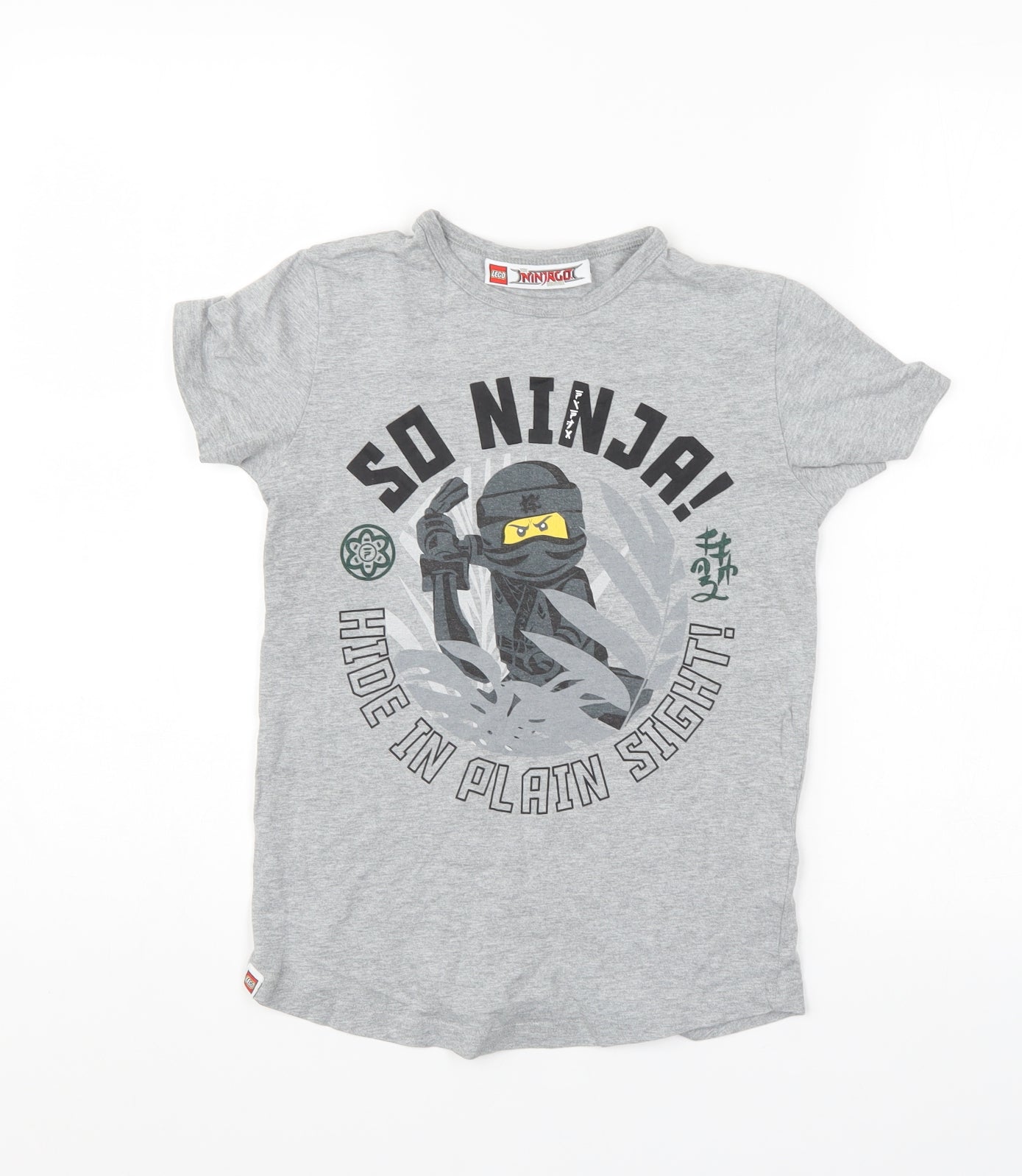 LEGO Boys Grey   Basic T-Shirt Size 8 Years  - lego