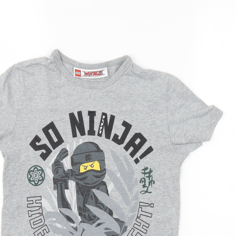 LEGO Boys Grey   Basic T-Shirt Size 8 Years  - lego