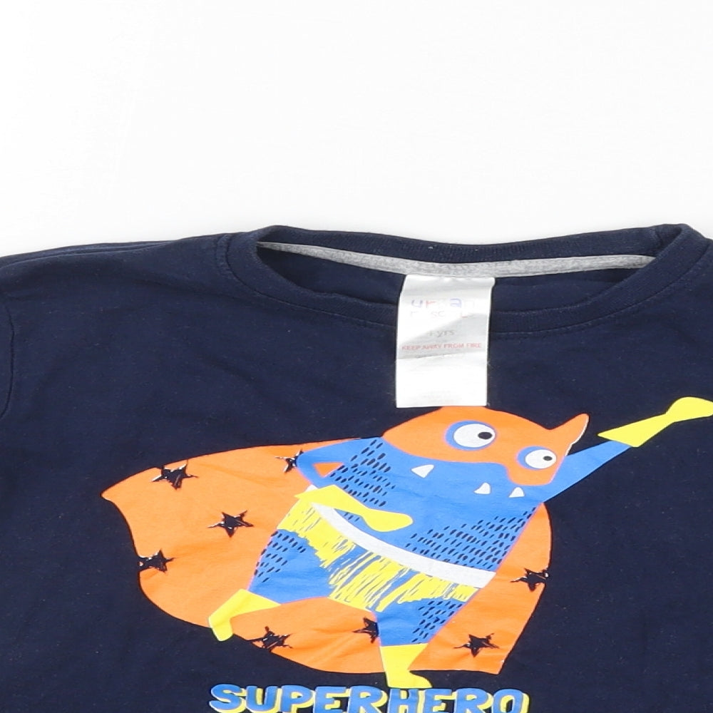 Urban Rascals Boys Blue   Pullover Jumper Size 4 Years