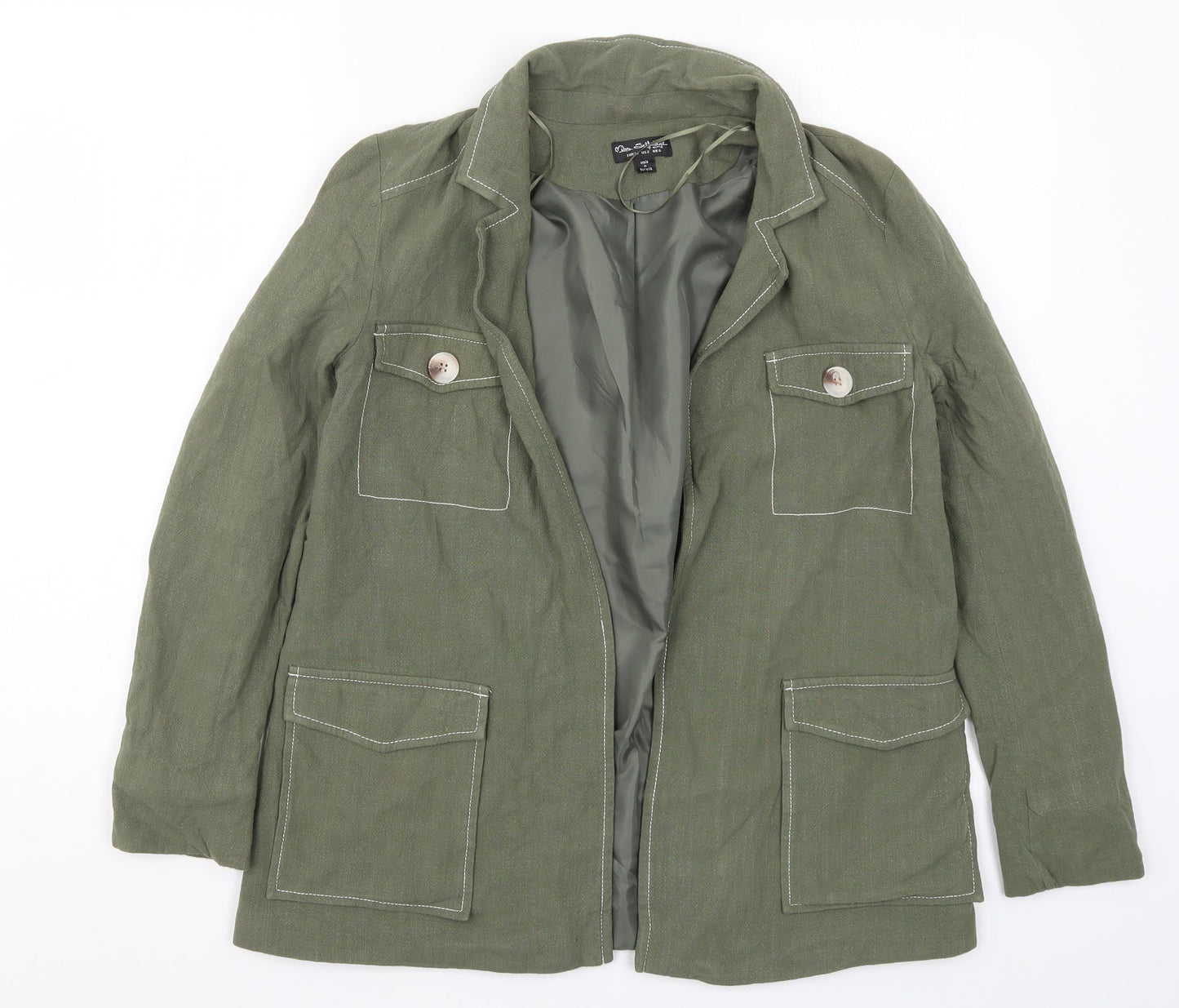 Miss Self Womens Green   Jacket  Size 6