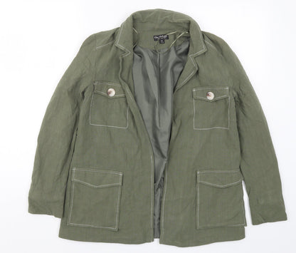 Miss Self Womens Green   Jacket  Size 6