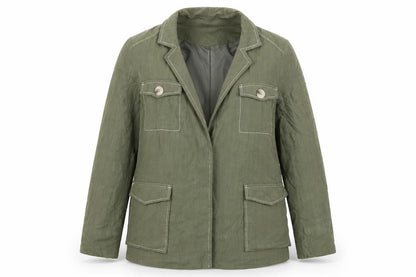 Miss Self Womens Green   Jacket  Size 6