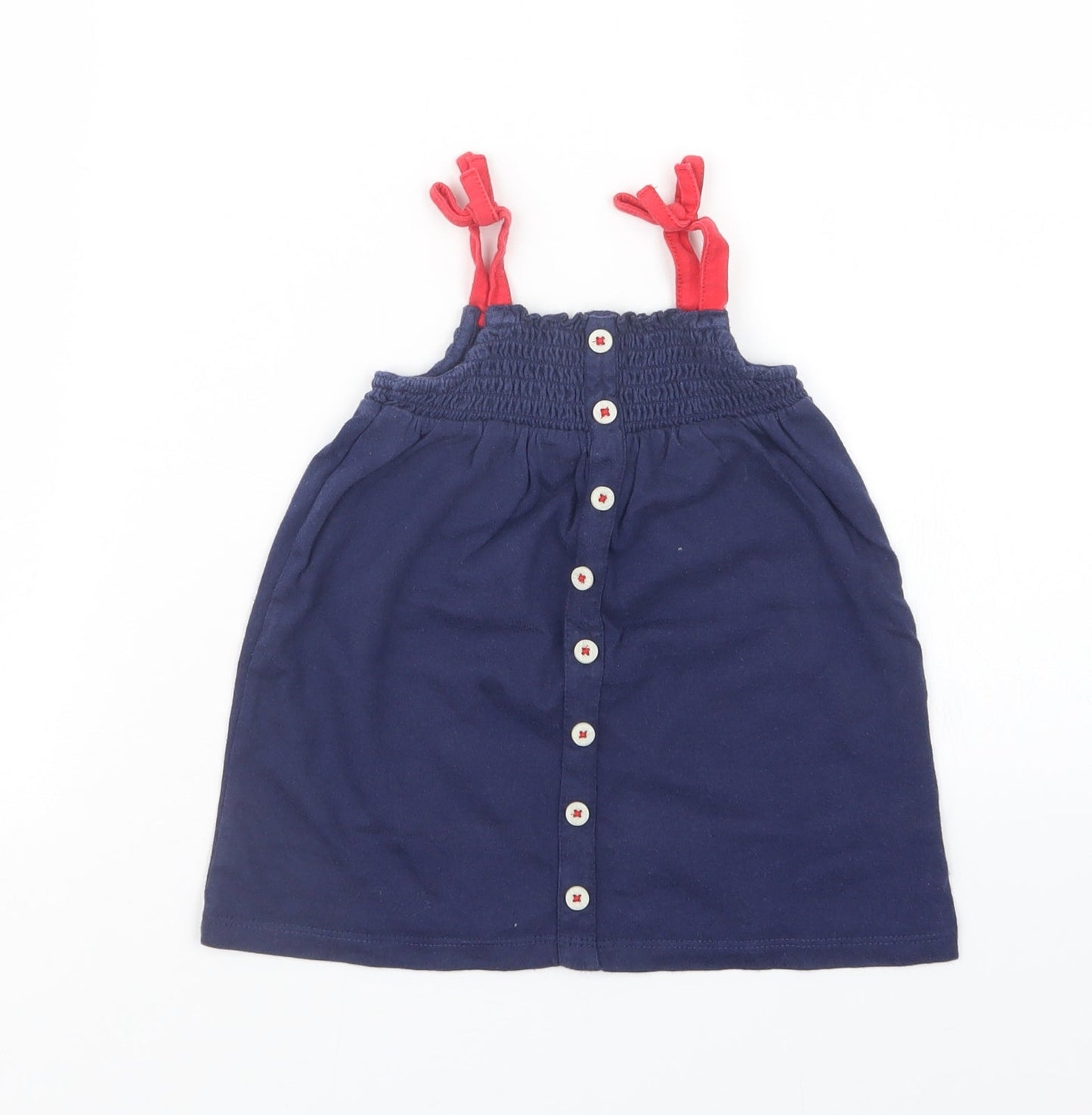 Marks and Spencer Girls Blue   T-Shirt Dress  Size 9-12 Months
