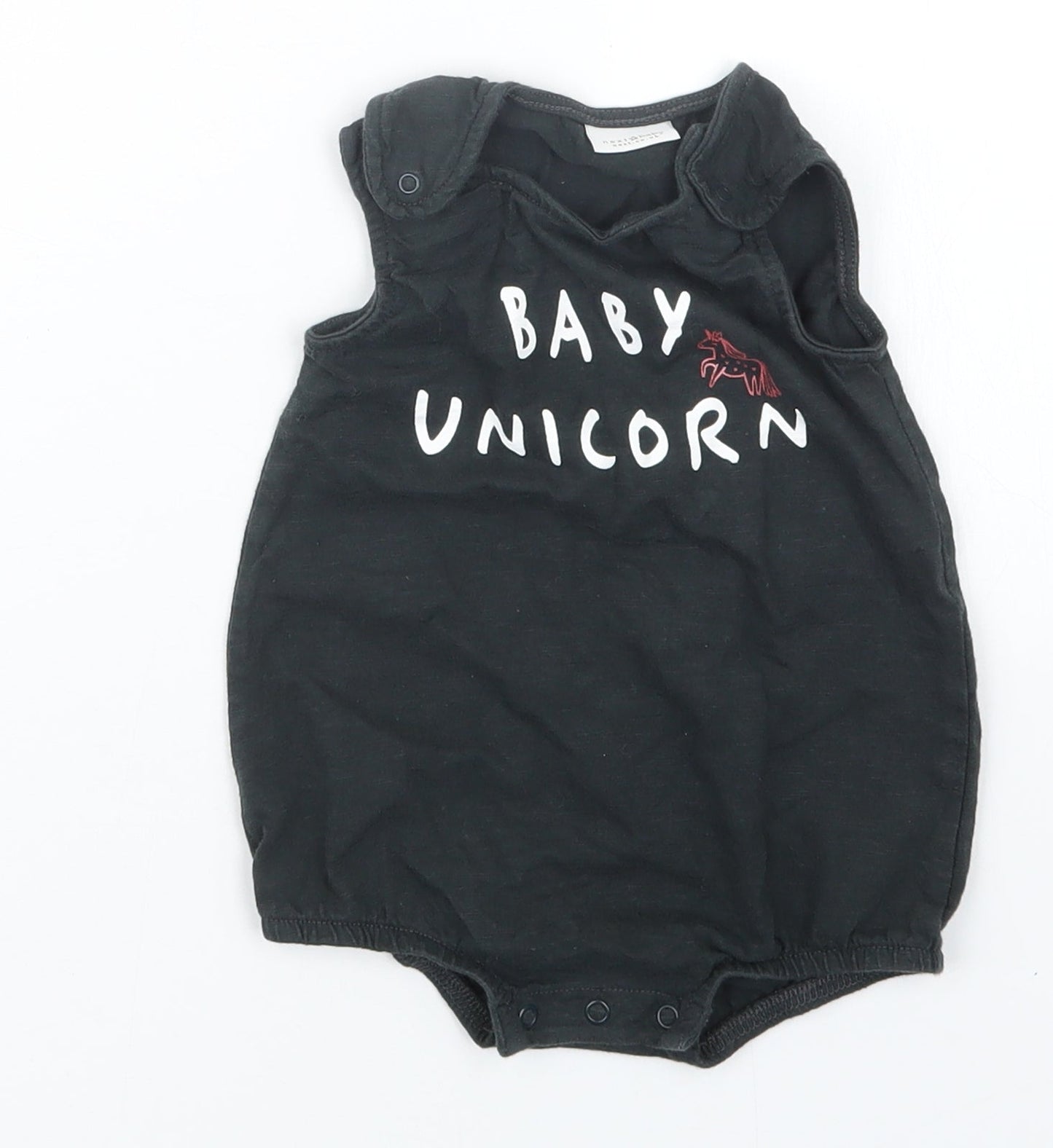 NEXT Girls Black   Babygrow One-Piece Size 6-9 Months