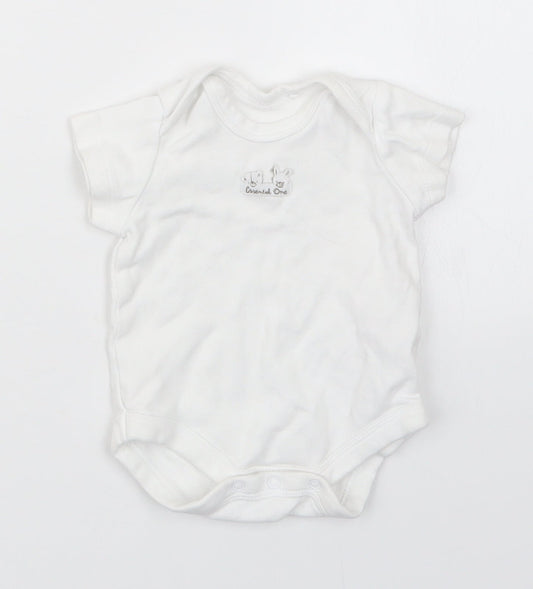 The Essential One Baby White   Babygrow One-Piece Size 0-3 Months