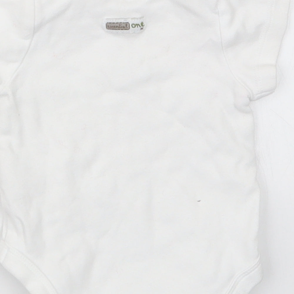 The Essential One Baby White   Babygrow One-Piece Size 0-3 Months