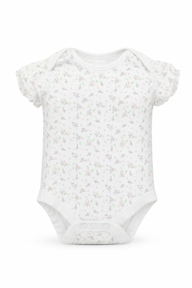 F&F Baby White Geometric  Babygrow One-Piece Size 3-6 Months