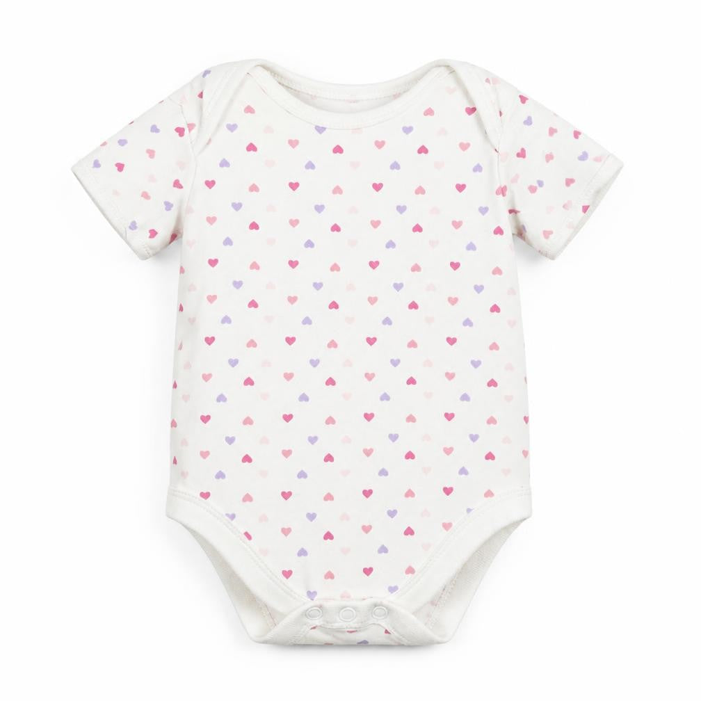 George Girls White Geometric  Babygrow One-Piece Size 3-6 Months