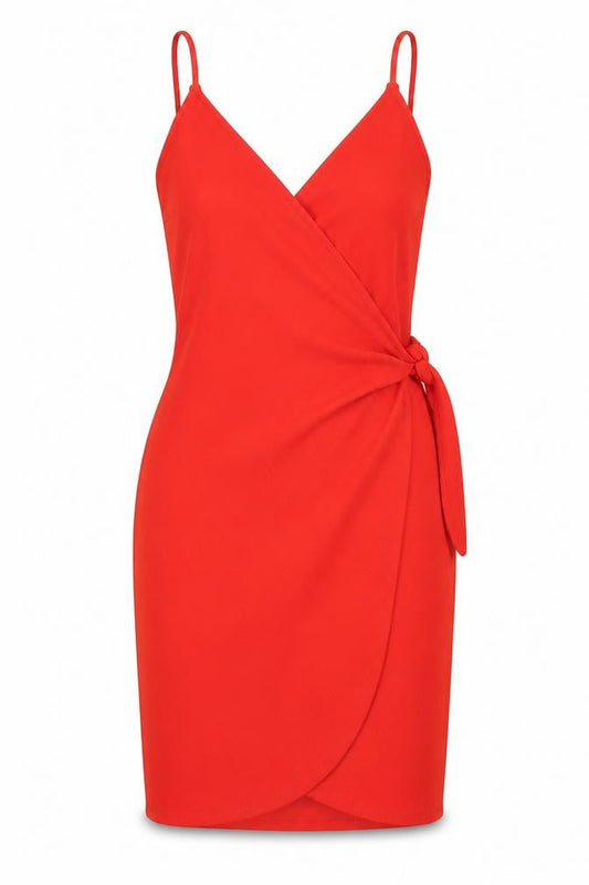 Divided Womens Red   Sheath  Size 8