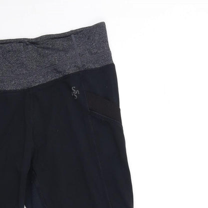 Preloved Sansara Womens Black   Compression Leggings Size M L19 in - Detail