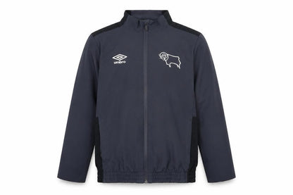Front view of Umbro boys’ green jacket, size 11-12, years