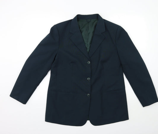Preworn Mens Blue   Jacket Suit Jacket Size 38