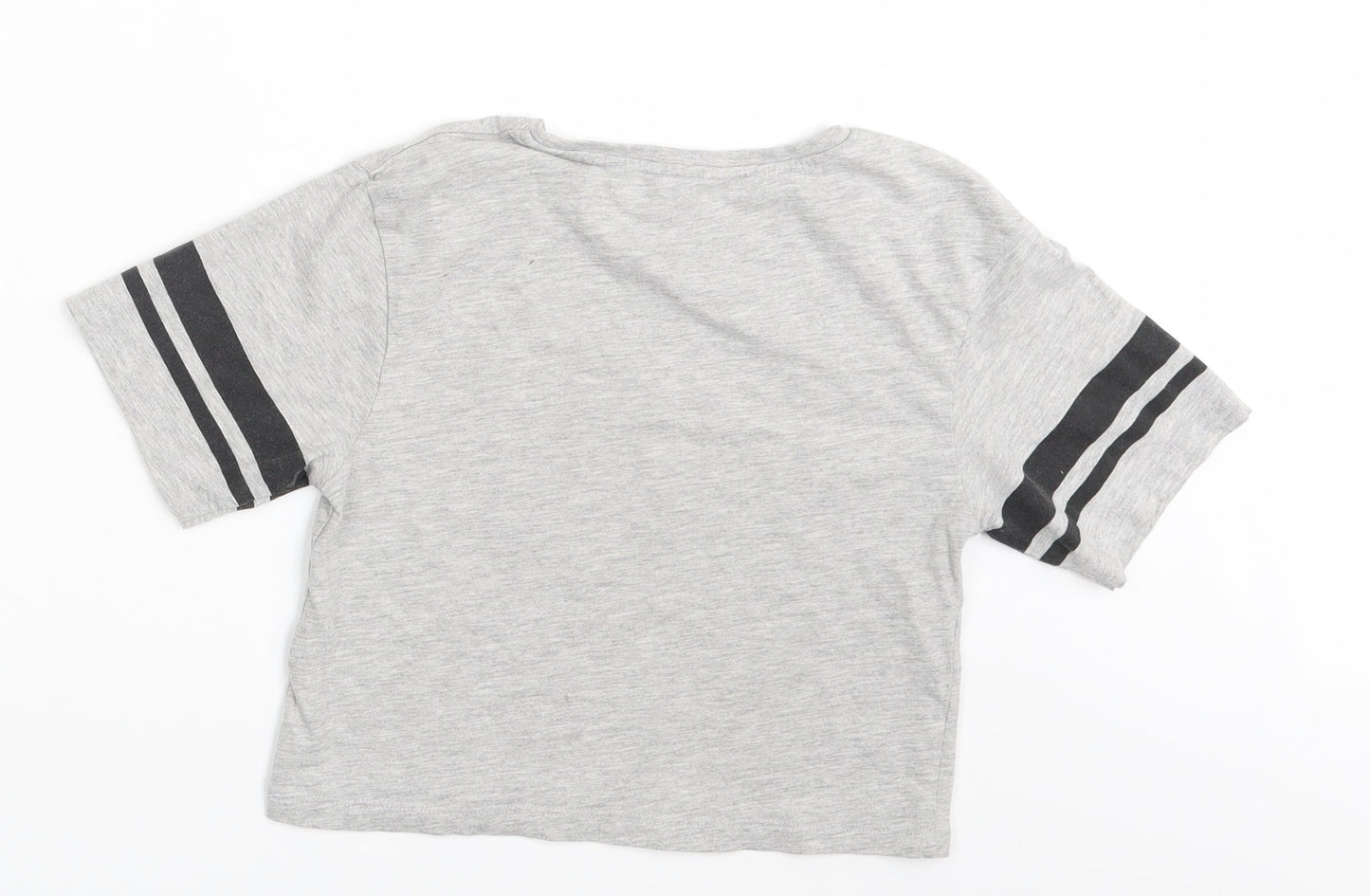 Candy Girls Grey   Basic T-Shirt Size 11 Years