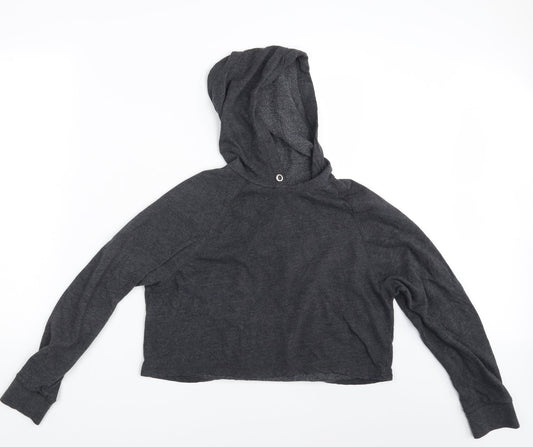 H&M Womens Grey   Pullover Hoodie Size M