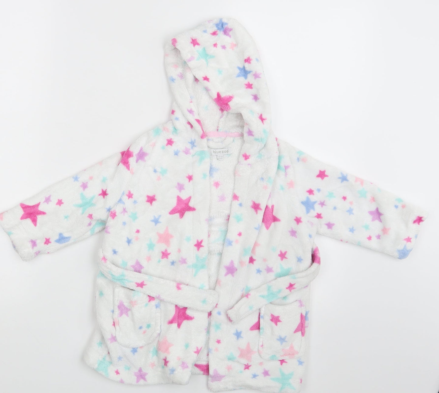 Debenhams Girls White Fair Isle  Babydoll One Piece Size 12-18 Months