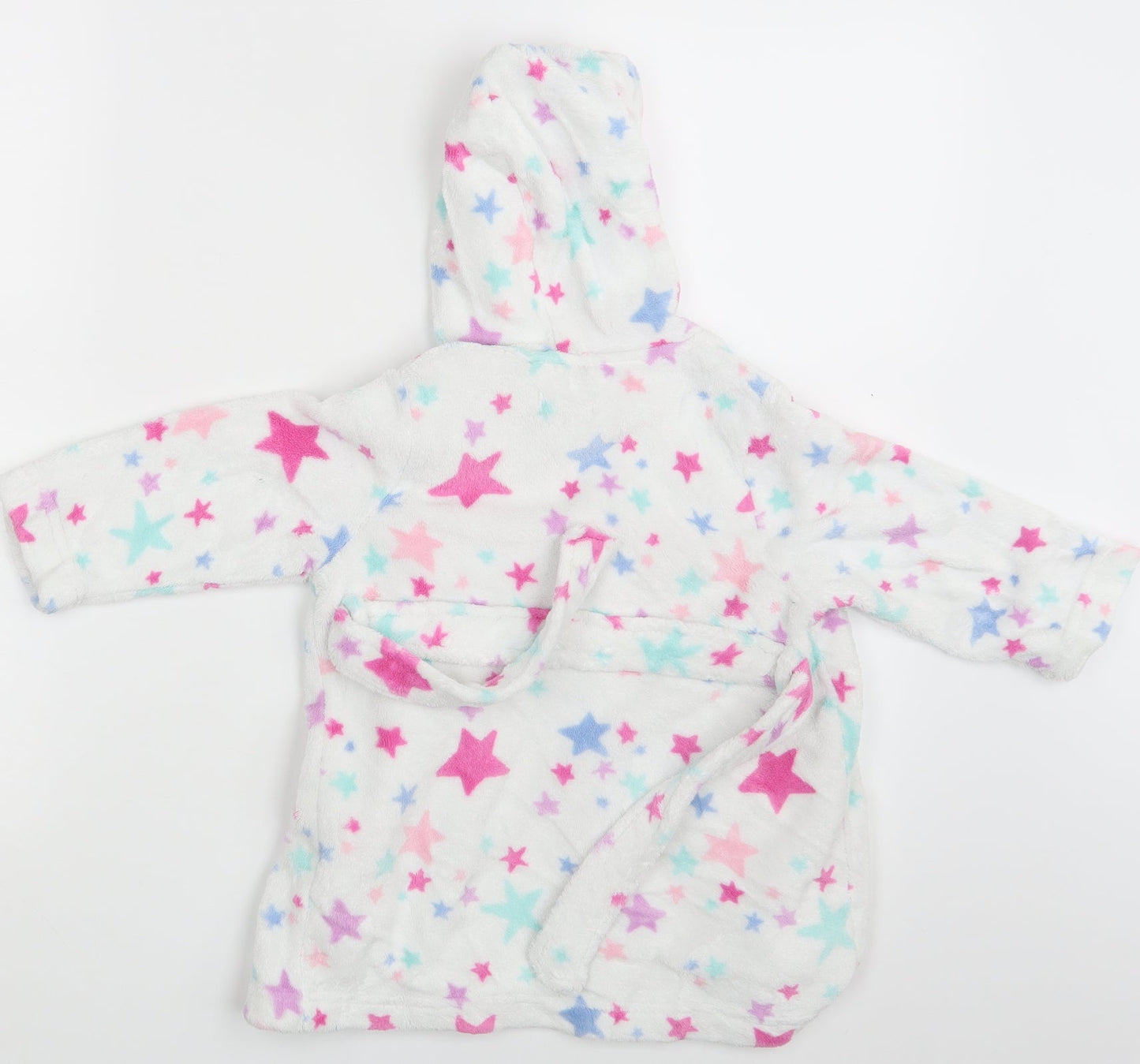 Debenhams Girls White Fair Isle  Babydoll One Piece Size 12-18 Months