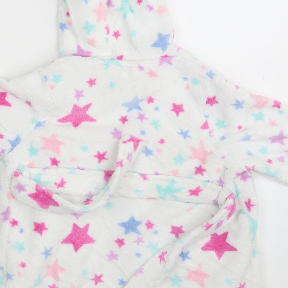 Debenhams Girls White Fair Isle  Babydoll One Piece Size 12-18 Months