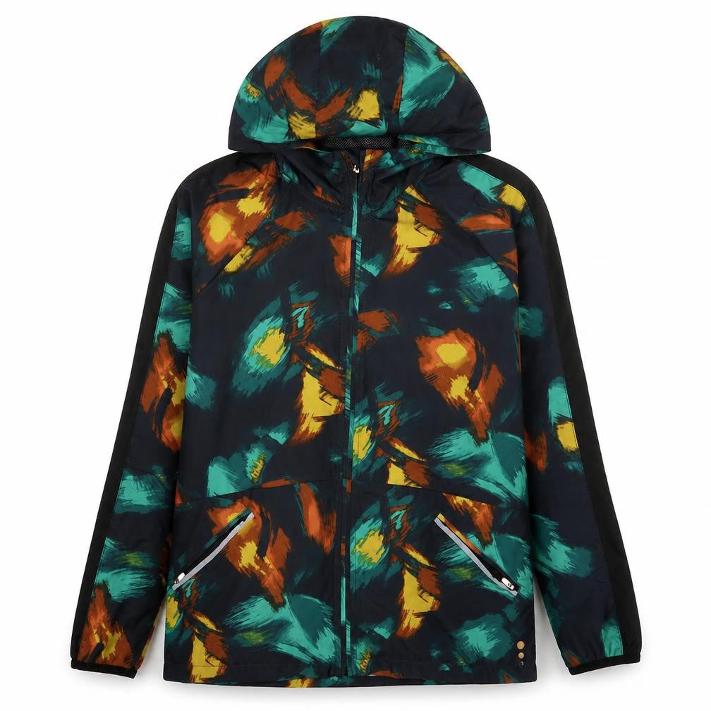 TU Womens Blue Geometric  Jacket  Size 8