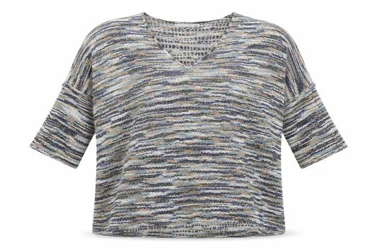 Mango Womens Multicoloured Striped Knit Pullover Jumper Size M