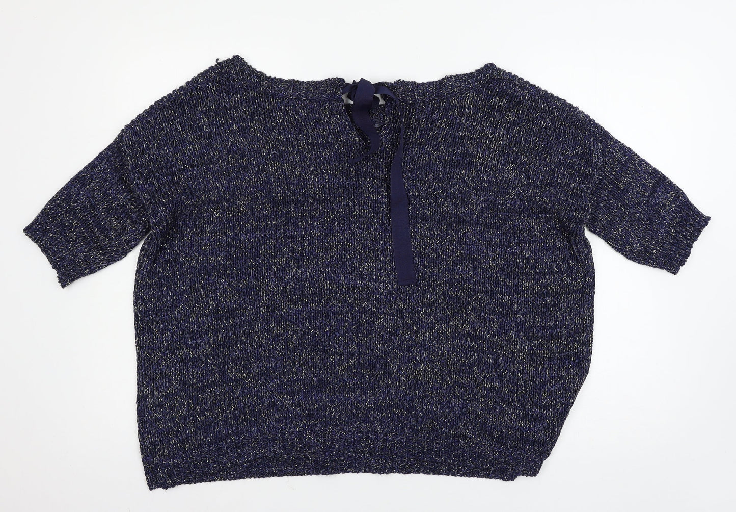 Phase Eight Womens Blue  Knit Pullover Jumper Size 10