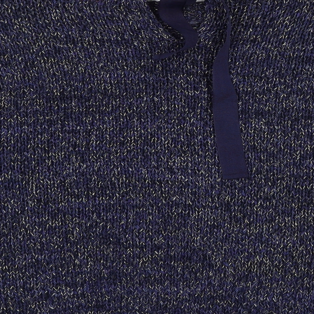 Phase Eight Womens Blue  Knit Pullover Jumper Size 10