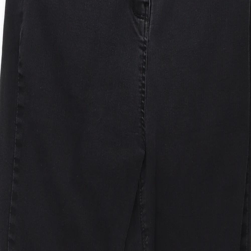 Very Womens Black  Denim Skinny Jeans Size 10 L26 in