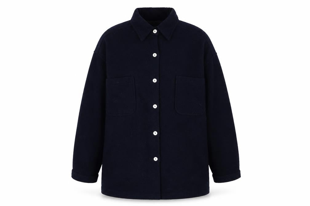 BHS Womens Blue   Overcoat Coat Size 16