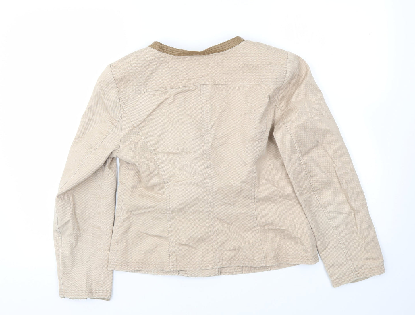 CC Womens Beige   Jacket Coat Size 10