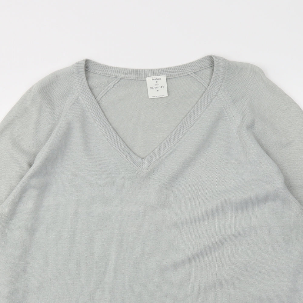Asdale Mens Blue   Pullover Sweatshirt Size S