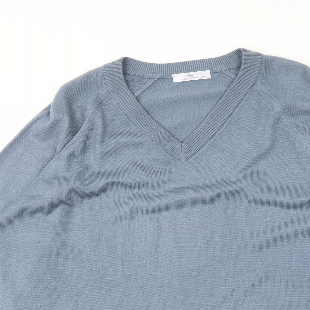 Essentials Mens Blue   Pullover Sweatshirt Size L