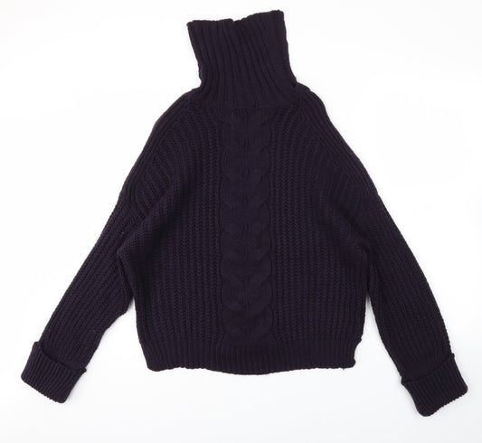 M&S Womens Purple   Pullover Jumper Size M