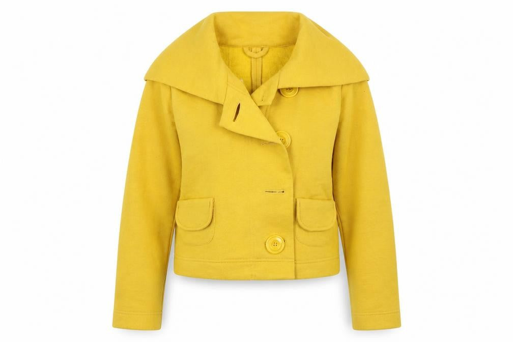 New Look Womens Yellow   Overcoat Coat Size 10