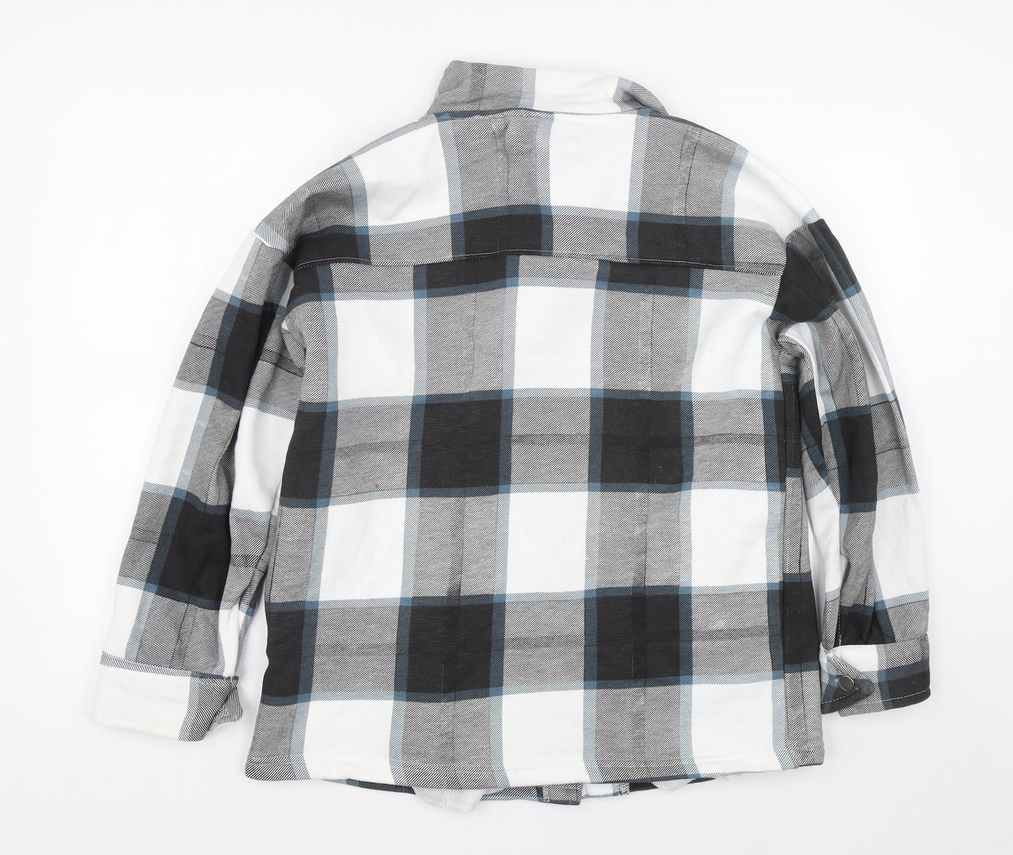 Preworn Womens Grey Check  Jacket Coat Size S