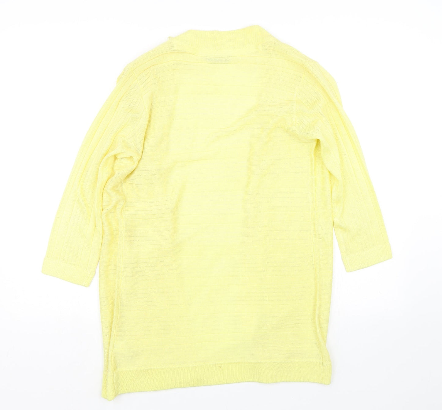 BHS Womens Yellow   Cardigan Jumper Size 10