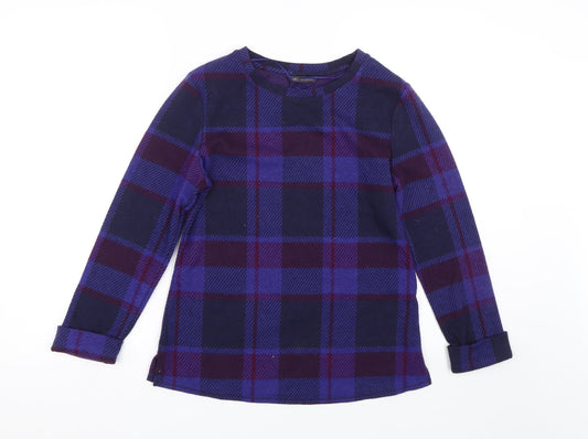 M&S Womens Black Houndstooth  Pullover Jumper Size 8