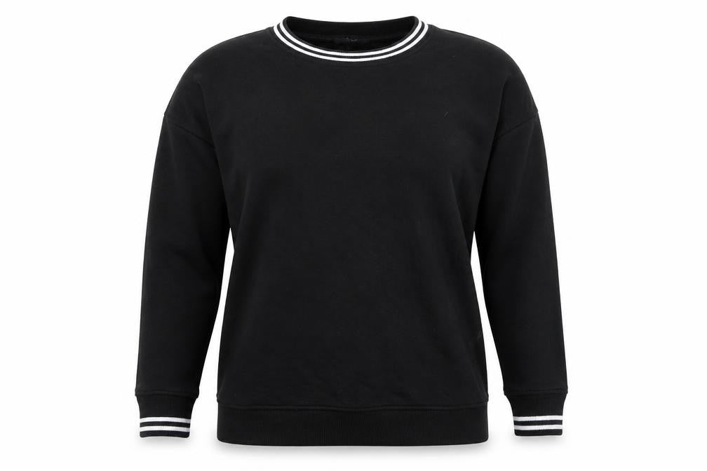 New Look Womens Black   Pullover Sweatshirt Size 10