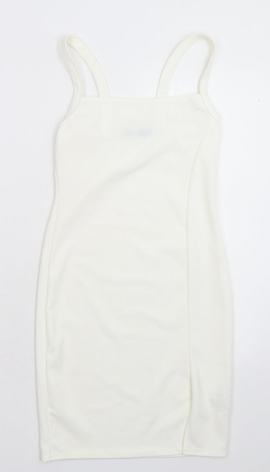 Nasty Gal Womens White   Bodycon  Size 6