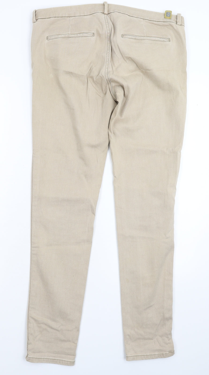 Preworn Womens Grey  Denim Skinny Jeans Size 36 in L30 in