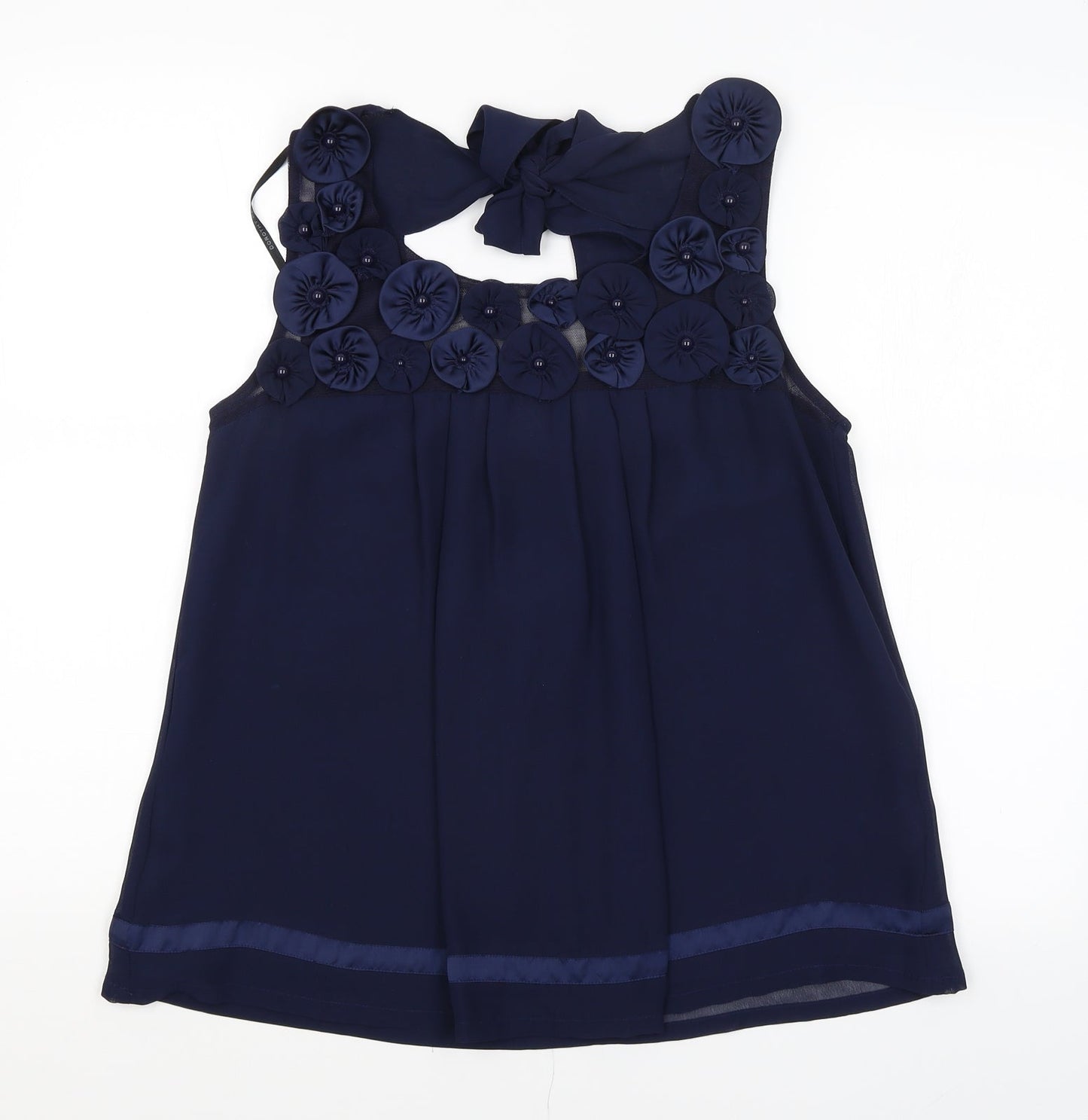 Dorothy Perkins Womens Blue   Basic Blouse Size 10