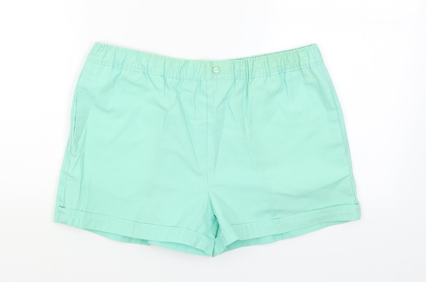 Amiga Womens Blue   Chino Shorts Size 10