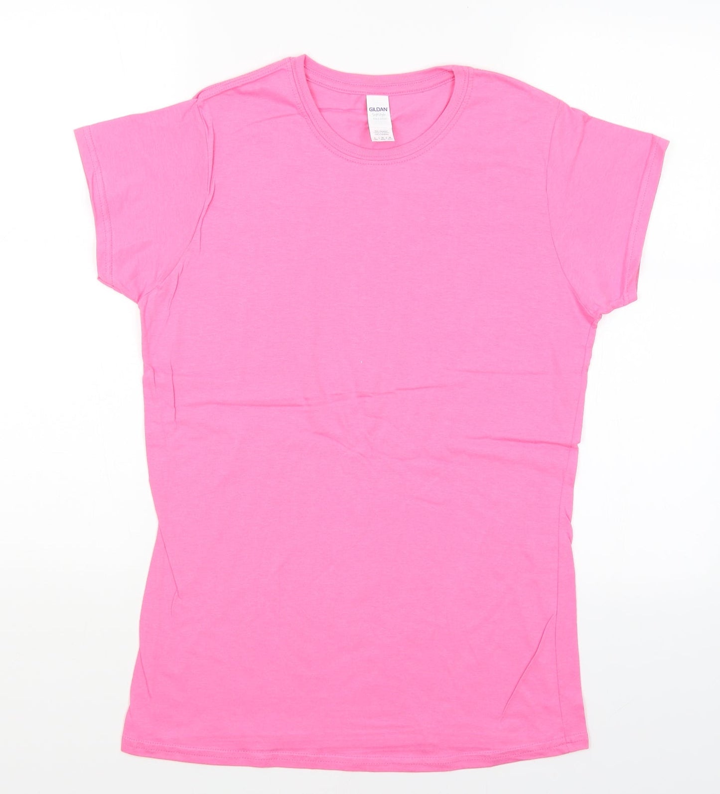 Gildan Womens Pink   Basic T-Shirt Size L