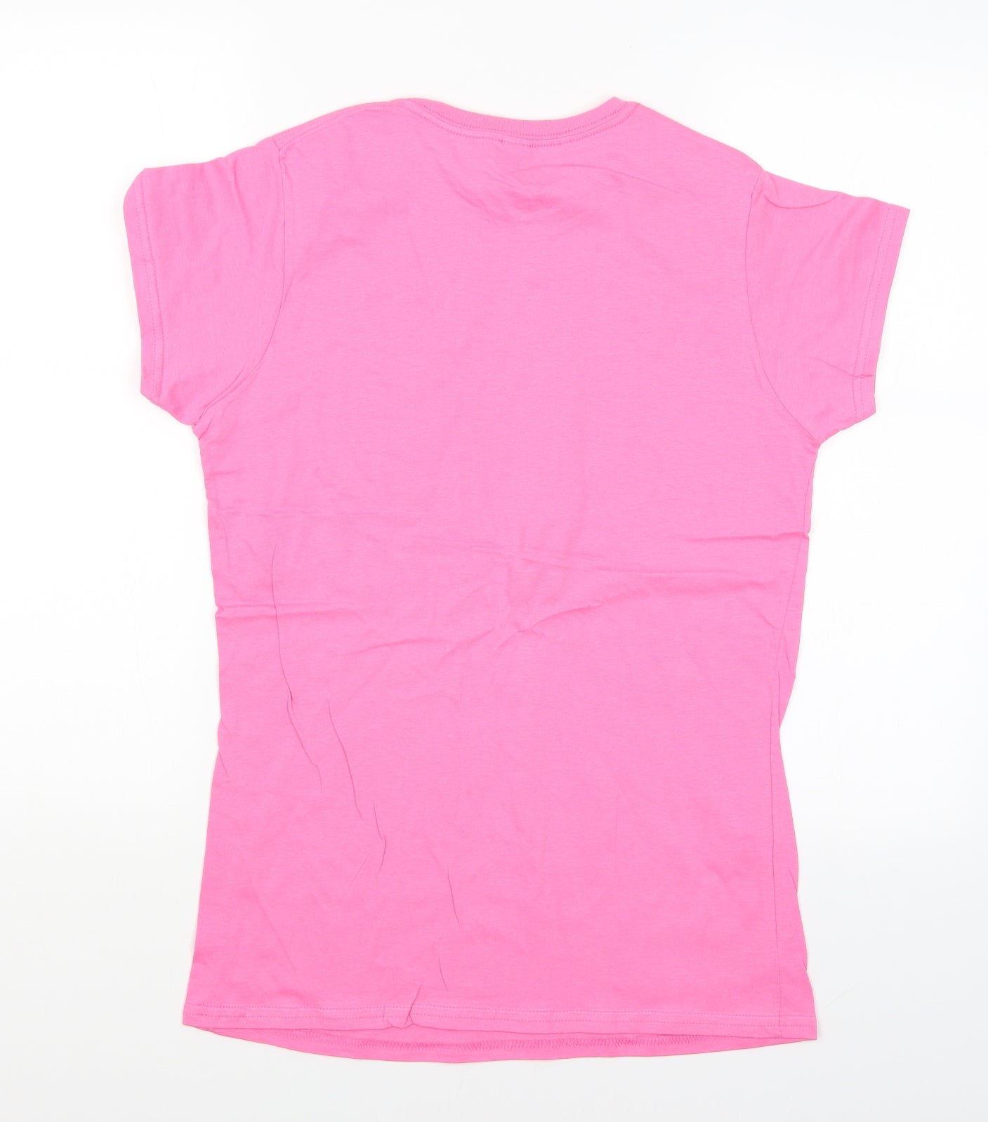 Gildan Womens Pink   Basic T-Shirt Size L