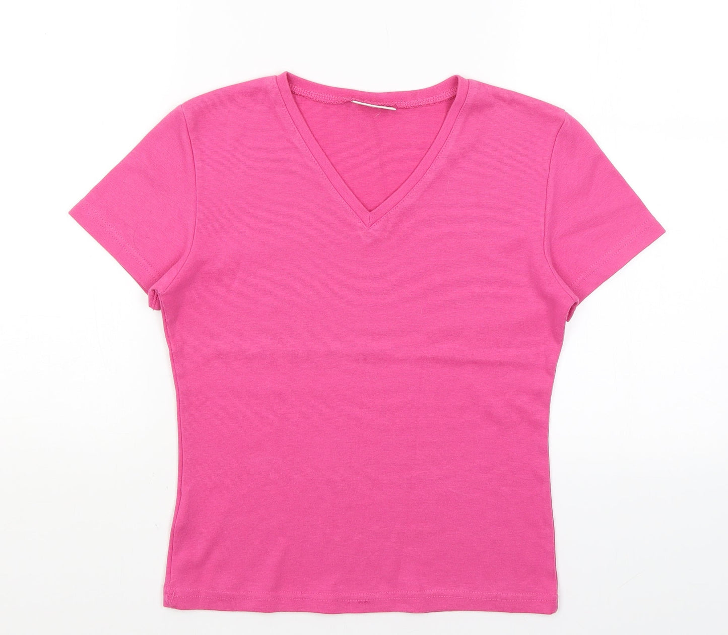 Joie De Vivre Womens Pink   Basic T-Shirt Size S