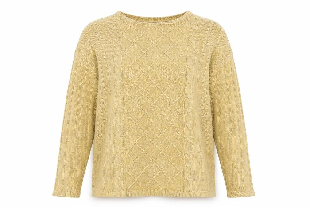 EWM Womens Yellow   Pullover Jumper Size S