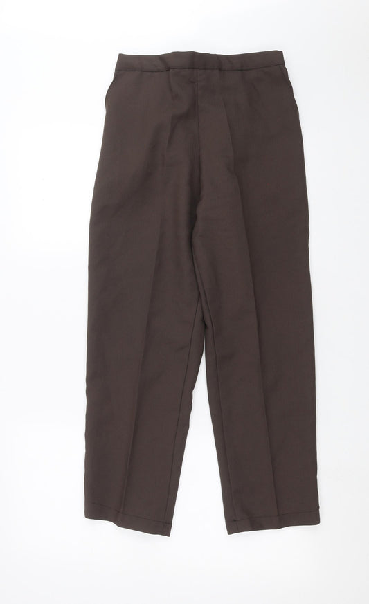 Preworn Womens Brown   Trousers  Size 12 L26 in