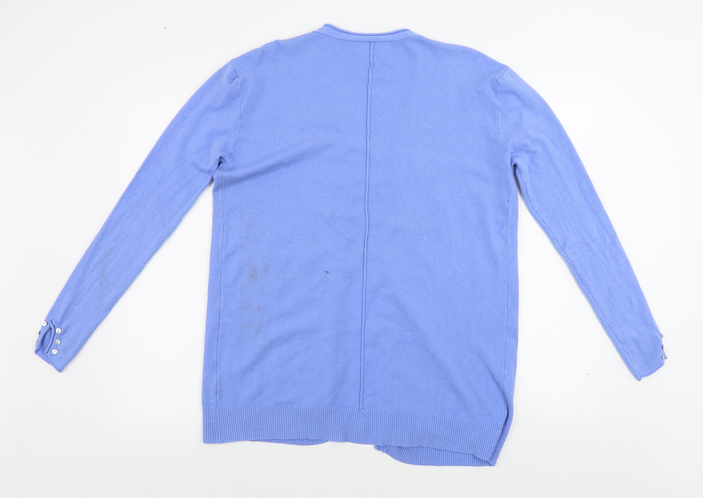 Paris Womens Blue   Cardigan Jumper Size L