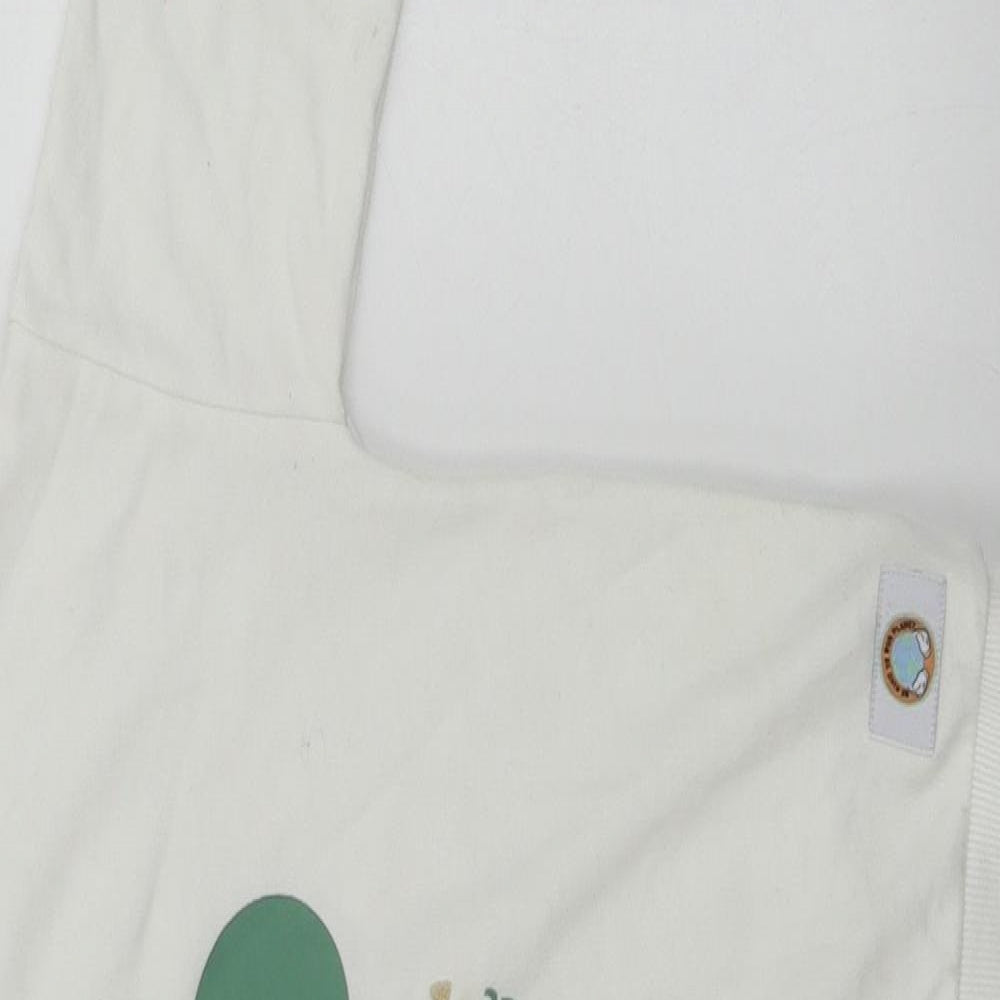 Disney  Girls White   Pullover Jumper Size 4-5 Years
