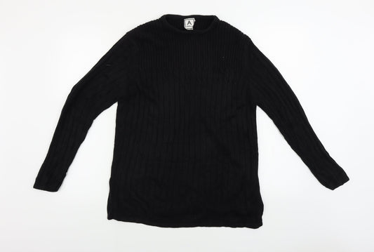 Aniela  Womens Black   Pullover Jumper Size L