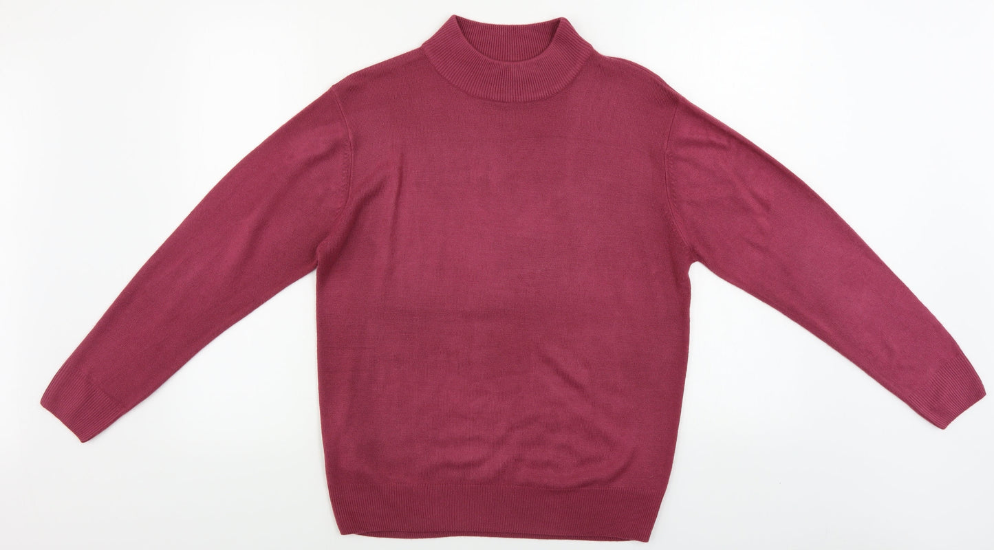 isabella Mens Purple   Pullover Jumper Size S